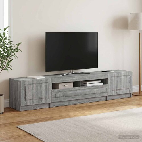  LED TV kabinet UTRECHT 3 kom. Siva Sonoma Konstruirano drvo 100 x 35 x 40 cm Cijene