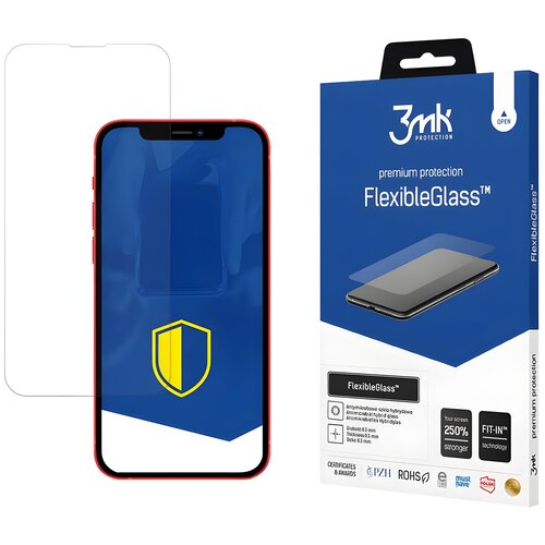 3mk Za&amp;scaron;čitno hibridno steklo FlexibleGlass za Apple iPhone 13 Mini - Prozorna Slike