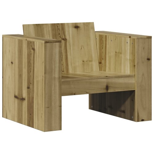  Vrtna sofa 79 x 60 x 62 cm od impregnirane borovine Slike