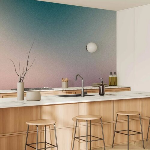  Foto tapeta - Nostalgic Gradient - Gradient Composition in Subdued Colors 450x315 Vodootporna Slike
