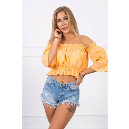 Kesi Peach blouse without shoulders
