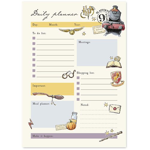 Grupo Erik Editores S. L. harry potter - stoni planer - hp, 9 3/4, platform, day to page Slike