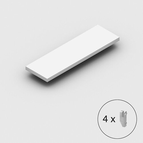 eurokraft pro Polica RAL 7035, za sestavljivi regal, srednje težko, ŠxG 1000 x 300 mm Cene