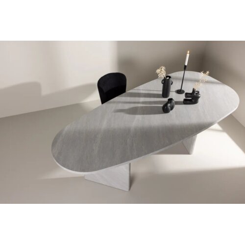 Venture Home Gr&ouml;nvik ovalni blagovaonski stol 220 &times; 100 cm, bijeli Cijene
