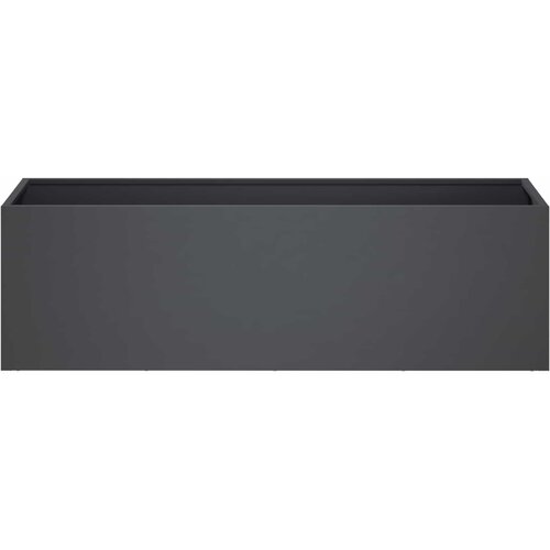  Vrtna saksija Antracit 80 x 30 x 30 cm Čelična vrata Slike