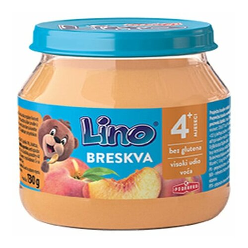 Lino voćna kašica breskva 130g Cene
