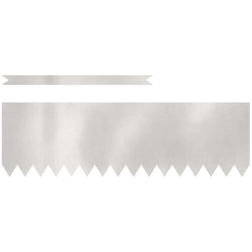 vidaXL Robovi trave 10 pcs srebrna 100 x 0,05 x 20 cm Nerjaveče jeklo, (5000094641) Cene