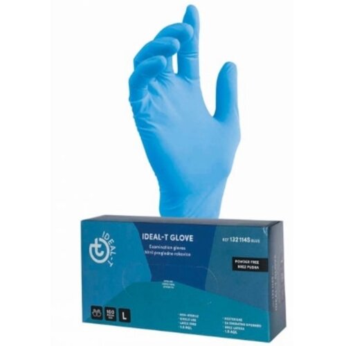 IDEAL-T zaščitne rokavice za enkratno uporabo NITRIL 100/1 Cene
