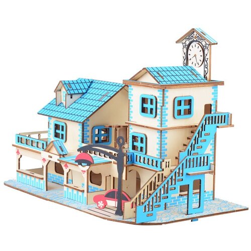  3d eko drvena puzzle - ŠARMANTNA VILA Cene