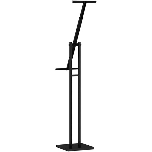  Stalci za sajmove Crna 26 5 x 26 5 x 127 cm Čelik Slike