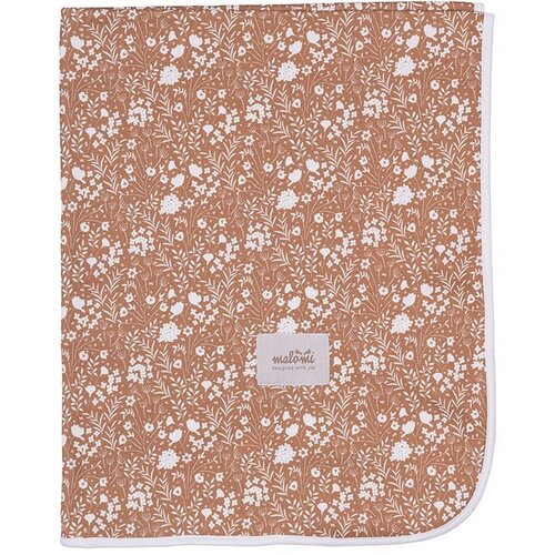 Malomi Kids Konjak smeđa deka za bebe od organskog pamuka 80x100 cm Organic - Slike