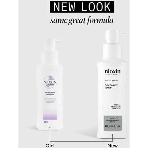 Nioxin Density Defend Hair Booster Serum serum za jačanje za o&amp;scaron;tećenu i lomljivu kosu 100 ml Slike