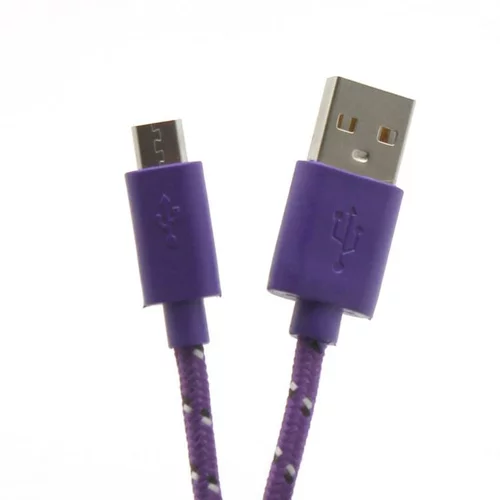 S Box KABEL USB->MICRO USB 1M Purple