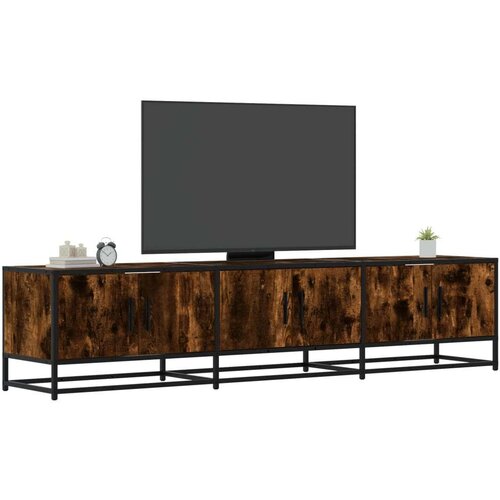 TV ormarić boja dimljenog hrasta 180x35x41 cm konstruirano drvo Cijene