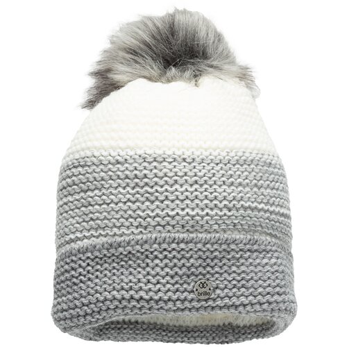 BRILLE Ženska kapa Women's beanie sivo-bela Slike