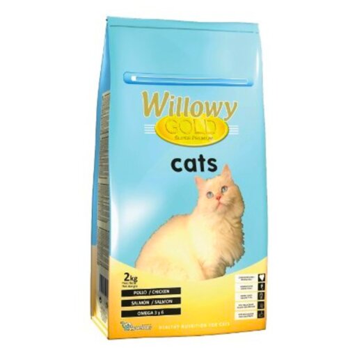  Willowy Gold Cat 2kg Kompletna hrana za odrasle izbirljive mačke Cene