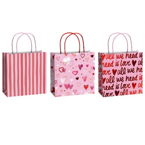  VREĆICE UKRASNE 20X20X8CM LOVE STEWO 5098 99 SORTIRANO Slike