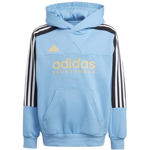 Adidas j np hoodie, duks za dečake, plava IY6378 Slike