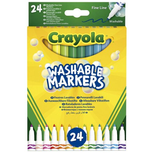 Crayola Set 24 Washable Fine Line Markers Slike