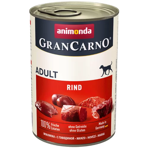 Animonda Ekonomično pakiranje GranCarno Original Adult 24 x 400 g - Čista govedina