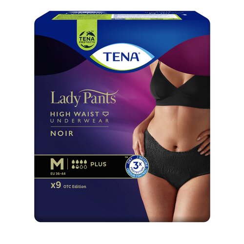 Tena Lady Slim Pants Black M, 9kom - gaćice za inkontinenciju Slike
