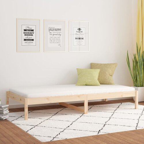  Dnevni krevet 90 x 190 cm mali masivna borovina Cene