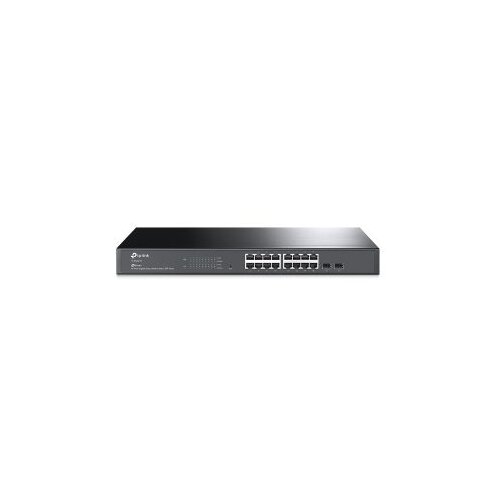 Tp-link TL-SG2218 JetStream 16-Port Gigabit Smart Switch with 2Gigabit SFP Slots, 16&amp;times; Gigabit RJ45 Ports, 2&amp;times; Gigabit SFP Slots,1U 19-inch Rack-mountab Slike