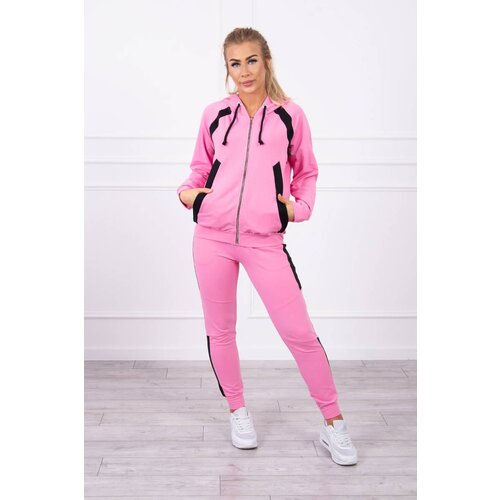 Kesi Striped sports set light pink Cene