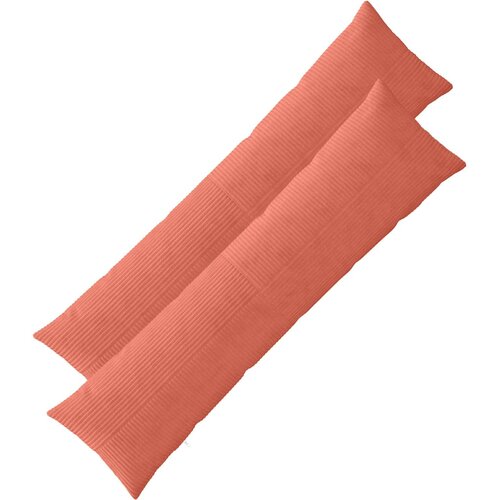  Presvlaka za jastuk 2 pcs ALMELO Crvena narančasta 40 x 145 cm Cene