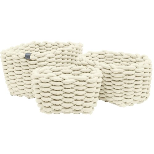 Wenko Tekstilne košare v kompletu 3 ks 30x25x19 cm Tom Tailor – Cene
