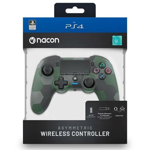 Nacon Asymmetric zeleno-kamuflažen brezžični kontroler za PS4 Cene