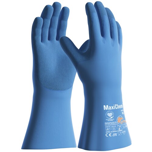 ATG MaxiChem Latex duga plava rukavica 35 Slike