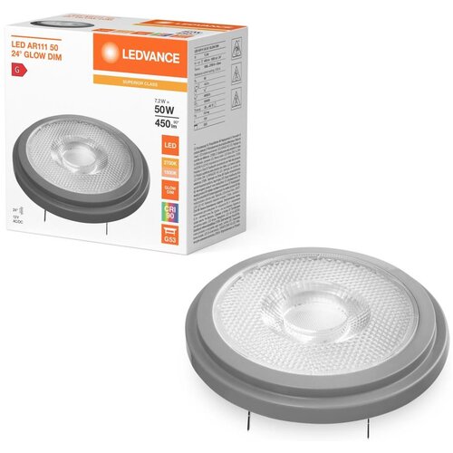  LED prigu&scaron;iva sijalica AR111 G53/7,2W/12V 1800-2700K 24&deg; CRI 90 - Ledvance Cene