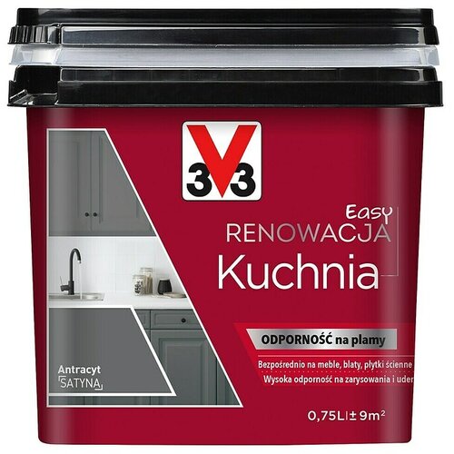V33 Boja za renovaciju Renovation Perfection (Antracit, 750 ml, Namijenjeno za: kuhinju) Cijene