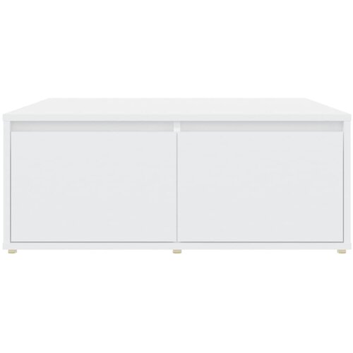  Stolić za kavu bijeli 80 x 80 x 31 cm od konstruiranog drva Slike