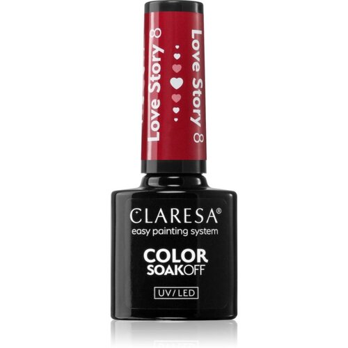 Claresa SoakOff UV/LED Color Love Story gel lak za nohte odtenek 8 5 g Cene