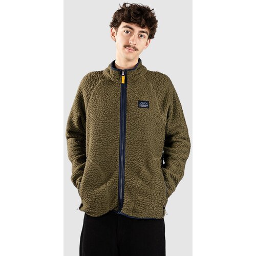 Passenger Tripper Full Zip Recycled Sherpa Jakna iz flisa khaki Slike