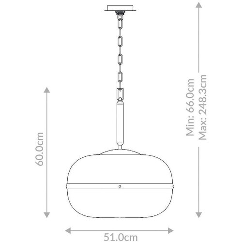 Elstead Lighting VISEČA NIHALNA SVETILKA Eurofase 51/66 cm 40 W E27 Slike