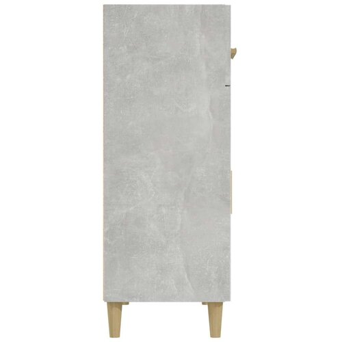 vidaXL Komoda betonsko siva 69,5x34x89 cm konstruiran les Cene