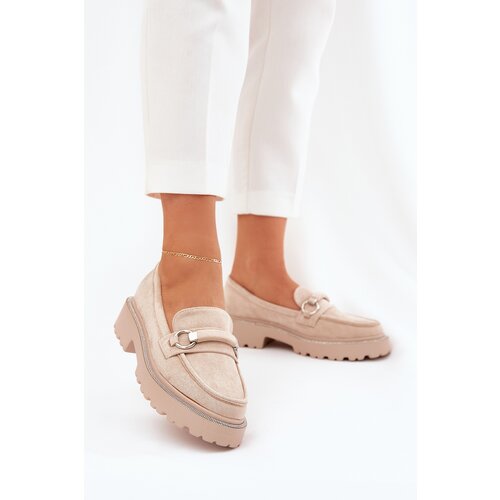 Boto Women's Moccasins Decorated with Rhinestones Beige Patina Cijene