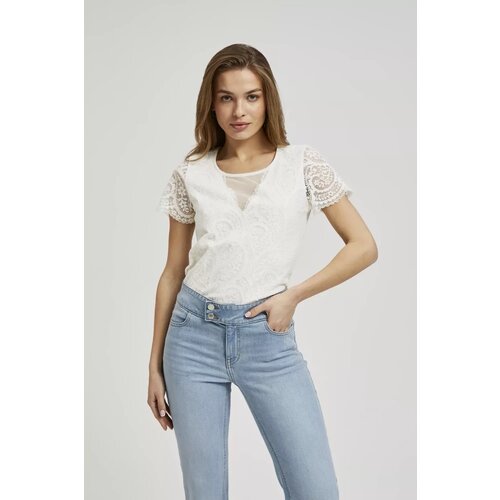Marisse Women's Blouse L-Ts-4349 Off White Cene