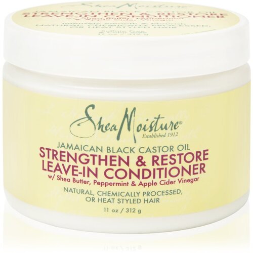 Shea Moisture Jamaican Black Castor Oil Strengthen & Restore regenerator bez ispiranja za kovrčavu kosu 431 ml Cijene