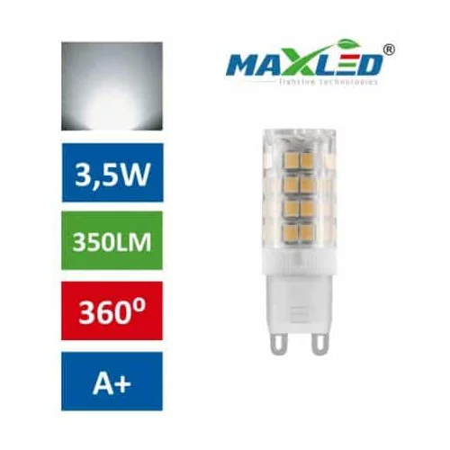 MAX-LED LED žarnica - sijalka G9 3,5W (25W) nevtralno bela 4500K