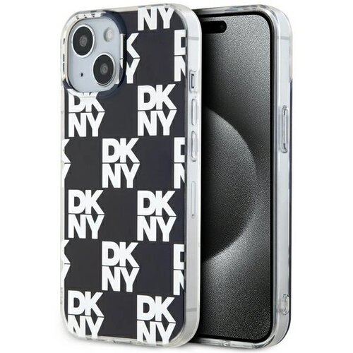 Dkny ETUI IML CHECKERED MONO PATTERN NA IPHONE 15 PLUS / 14 PLUS - CZARNE, (21898003) Cene