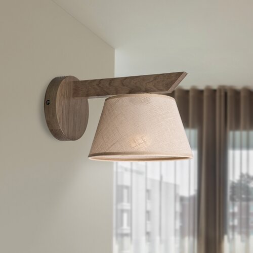  Brilagi - LED zidna svetiljka ANTHONY 1xE14/40W/230V hrast/orah/bež Slike