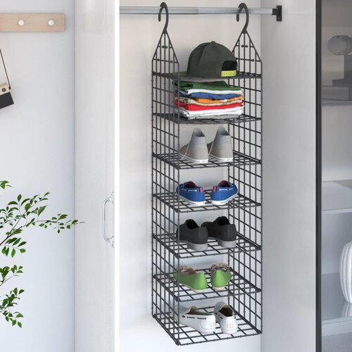 The Living Store Viseči organizator za omaro s 7 policami - Viseči Organizator Za Omaro, (21484479) Slike