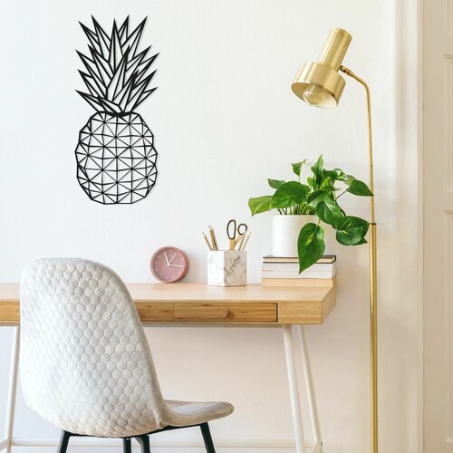 Wallity Dekorativni metalni zidni dodatak Pineapple Slike