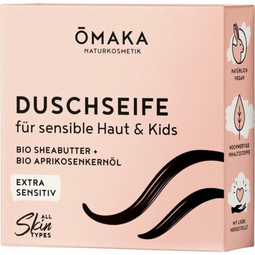 ŌMAKA Naturkosmetik Milo za prhanje Extra Sensitive - 100 g Slike