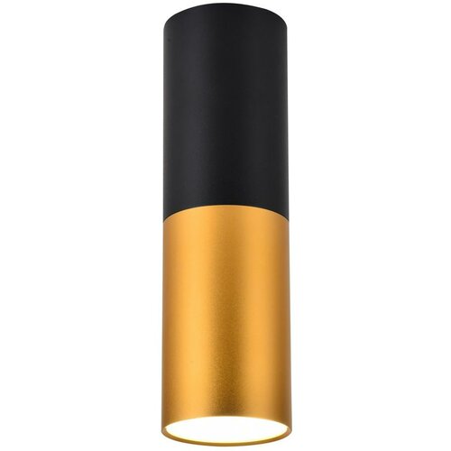 Candellux plafonska svetiljka cevastog oblika 1X15W GU10 5,8/20 crna & zlatna Cene