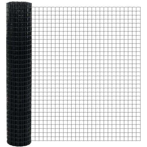 vidaXL Euro ograja Siva 1.5 x 10 m Jeklena Cene